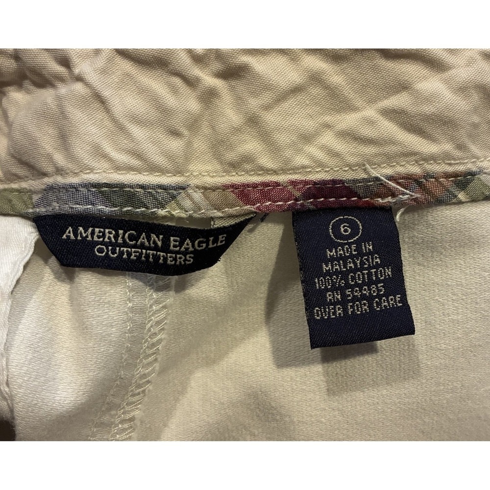 American Eagle Cargo Capris Women Size‎ 6 Y2K - Picture 5 of 5